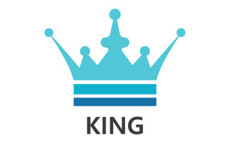 Crown King And Princes Logo Template vector V16