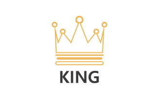 Crown King And Princes Logo Template vector V18