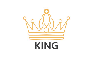 Crown King And Princes Logo Template vector V19