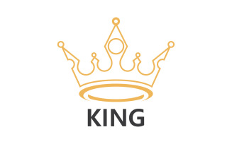 Crown King And Princes Logo Template vector V20