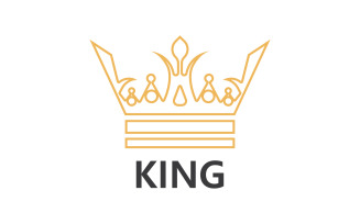 Crown King And Princes Logo Template vector V21