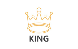 Crown King And Princes Logo Template vector V22