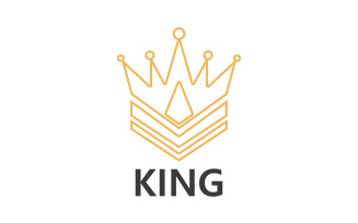 Crown King And Princes Logo Template vector V23