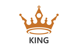 Crown King And Princes Logo Template vector V4
