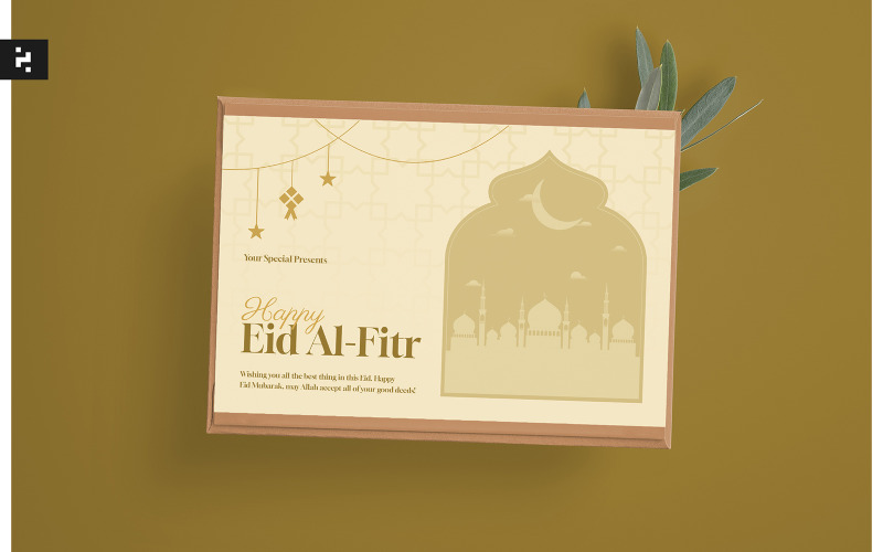 Eid Al Fitr Greeting Card Corporate Identity