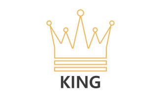 Crown King And Princes Logo Template vector V25