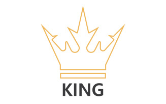Crown King And Princes Logo Template vector V31
