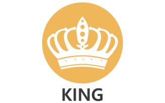 Crown King And Princes Logo Template vector V33