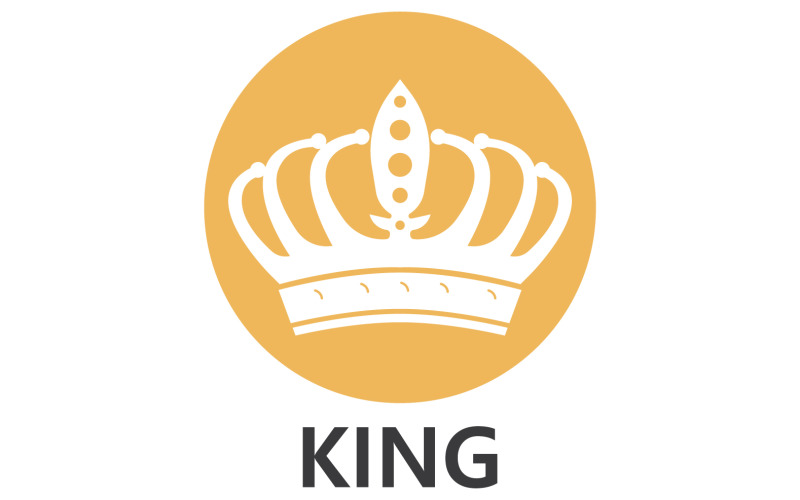 Crown King And Princes Logo Template vector V33