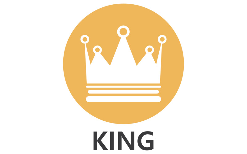 Crown King And Princes Logo Template vector V34