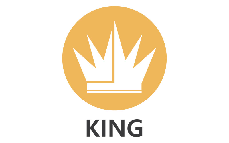 Crown King And Princes Logo Template vector V43