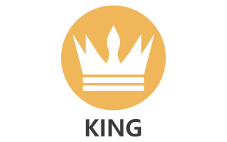 Crown King And Princes Logo Template vector V45