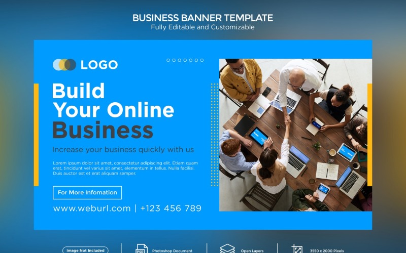 Build your online Business Banner Design Template Social Media