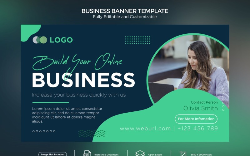 Build your online Business Banner Design Template. Social Media