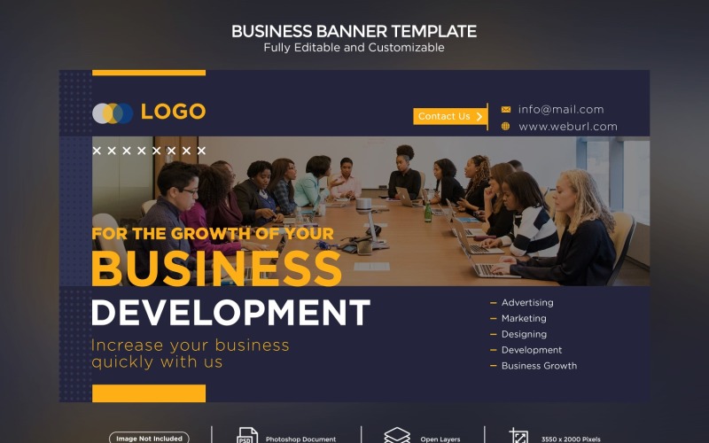 Business Development Banner Design Template Social Media