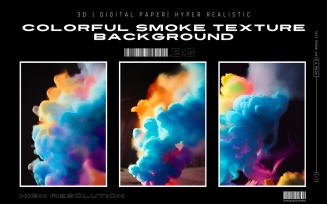 Colorful Smoke Texture Background