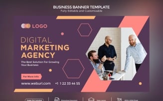 Creative Marketing Agency Business Banner Design Template