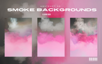 3D Smoke Painted Background