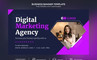 Digital Marketing Agency Business Banner Design Template