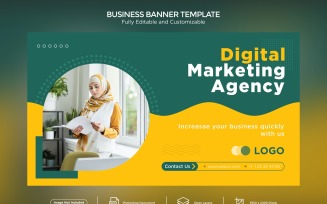 Digital Marketing Agency Business Banner Design Template