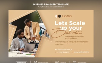 Let's Scale up your Business Banner Design Template 01