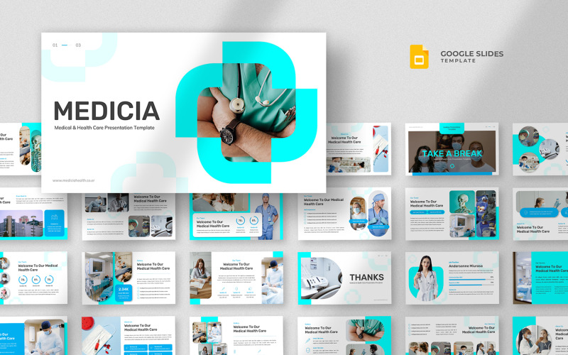 Medicia - Medical and Healthcare Google Slides Template