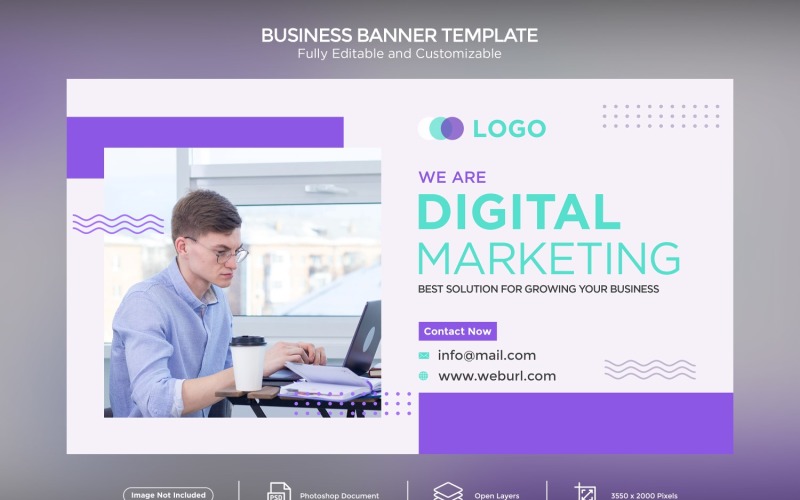 We Are Digital Marketing Banner Design Template Social Media