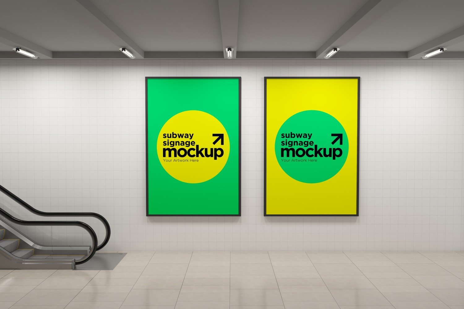 Template #321358 Sign Mockup Webdesign Template - Logo template Preview