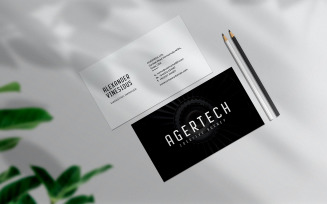 AGERTECH - Creative Minimal Business Card Template