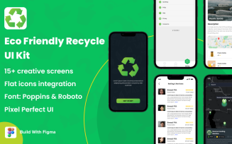 Recycle Mobile app Ui kit | Figma