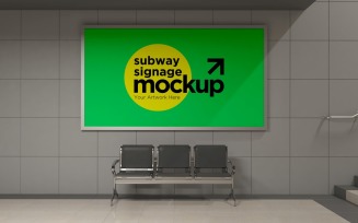 Subway Signage Horizontal Mockup 21
