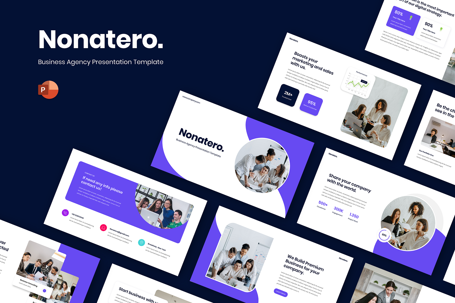 Nonatero - Business Agency PowerPoint Template