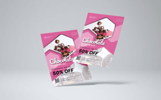 Chocolate Shop Flyer Template 4