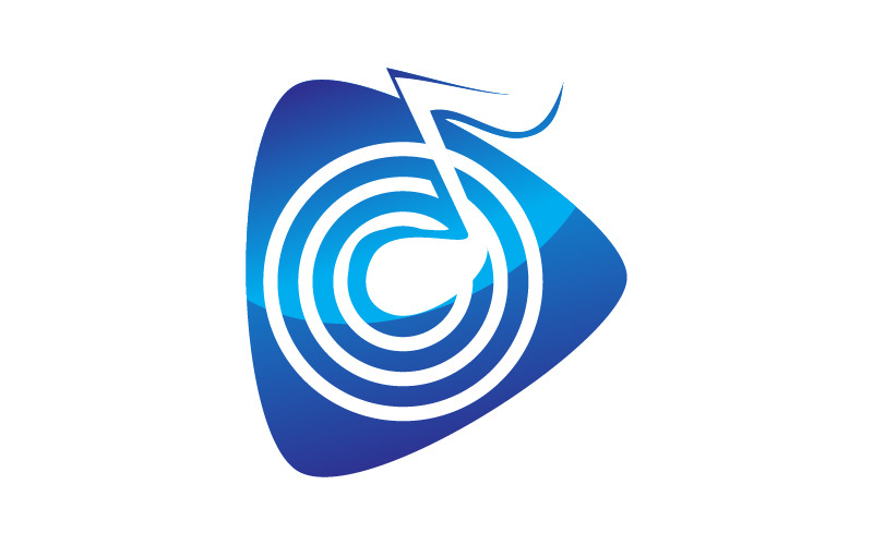 Sound Video Service Production Logo Template