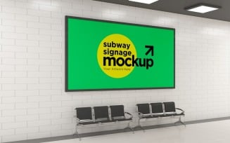 Subway Signage Horizontal Mockup 20