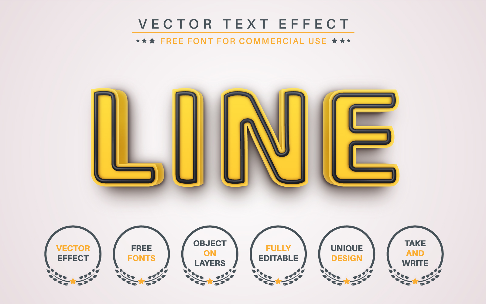 Template #321504 Effect Font Webdesign Template - Logo template Preview