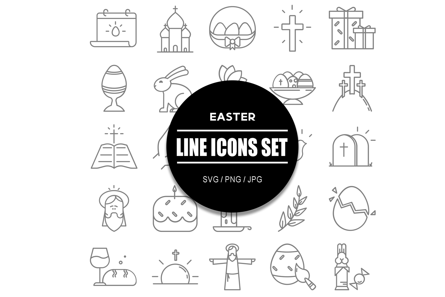 Kit Graphique #321508 Christ Easter Divers Modles Web - Logo template Preview