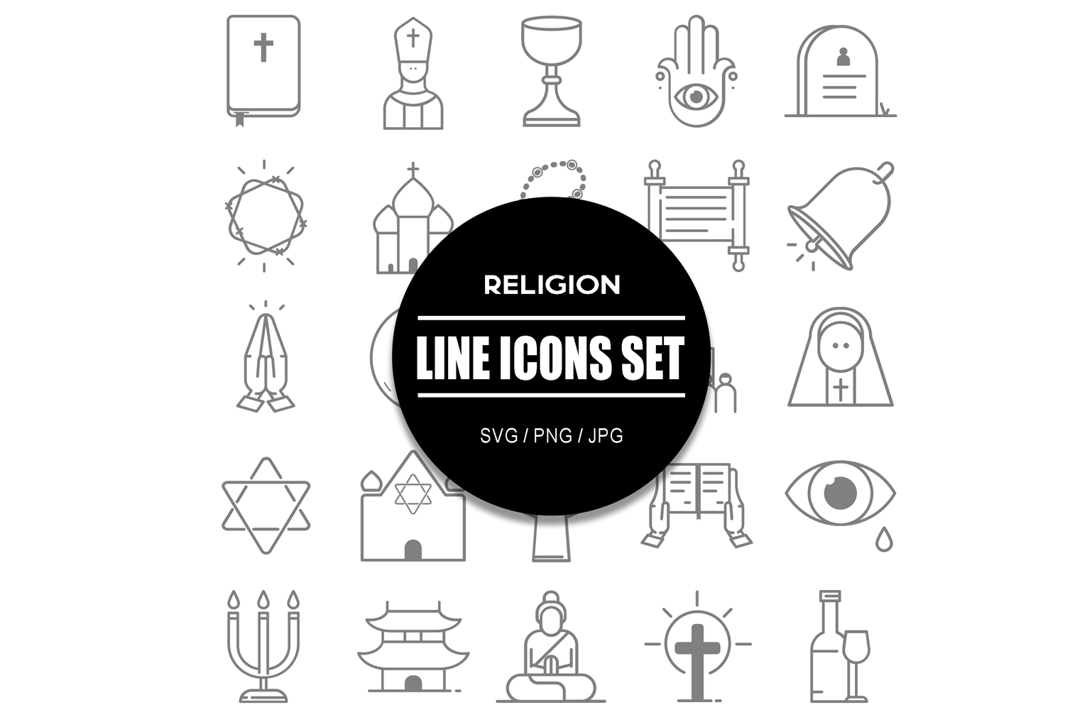 Kit Graphique #321512 Religion Culture Divers Modles Web - Logo template Preview