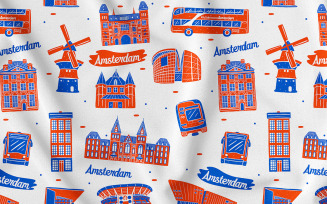 Amsterdam Seamless Pattern #01