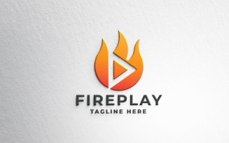 Fire Play Logo Pro Template