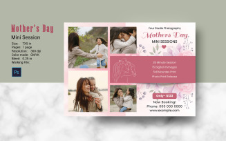 Mother's Day Photography Mini Session Printable Template