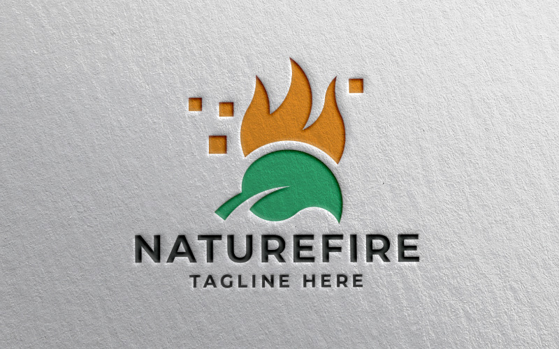 Nature Fire Logo Pro Template Logo Template