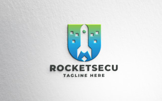 Rocket Secure Logo Pro Template