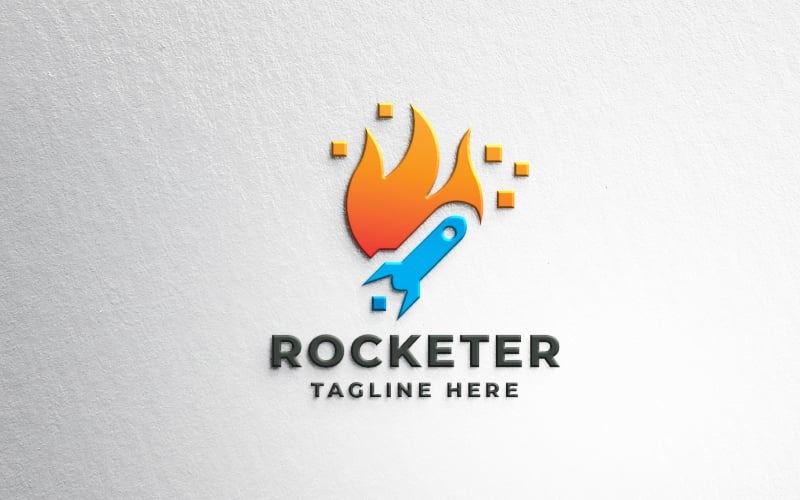 Rocketer Logo Pro Template Logo Template