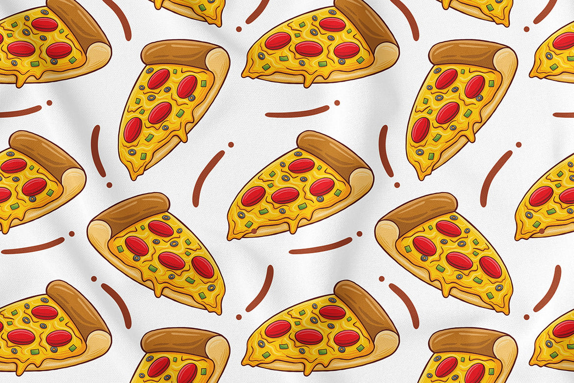 Kit Graphique #321656 Pizza Pattern Divers Modles Web - Logo template Preview