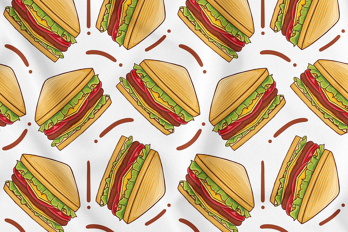 Kit Graphique #321658 Sandwich Pizza Divers Modles Web - Logo template Preview