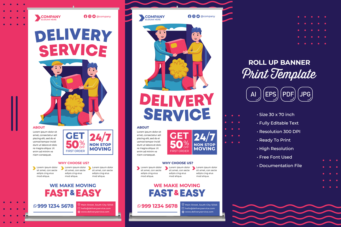 Template #321676 Service Courier Webdesign Template - Logo template Preview