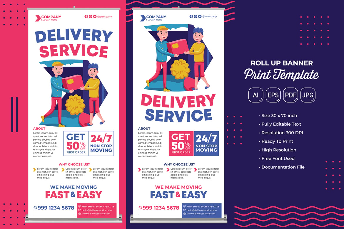 Kit Graphique #321676 Service Courier Web Design - Logo template Preview