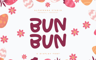 Bunbun - Cute Display Font