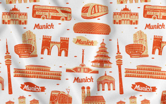 Munich Seamless Pattern #01